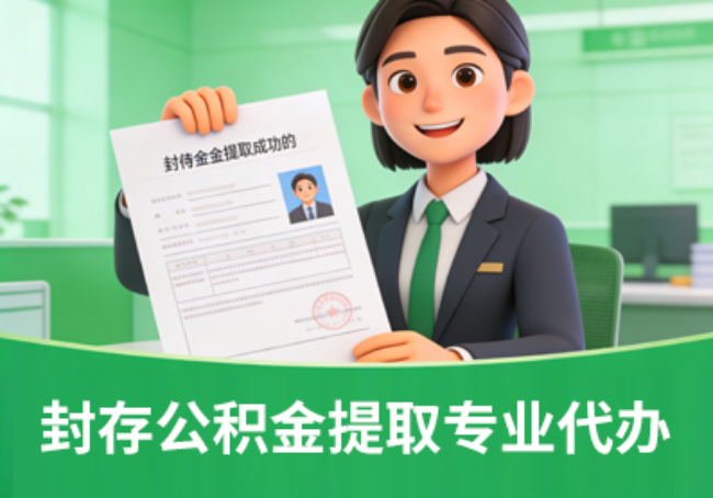 邢台封存公积金代办提取